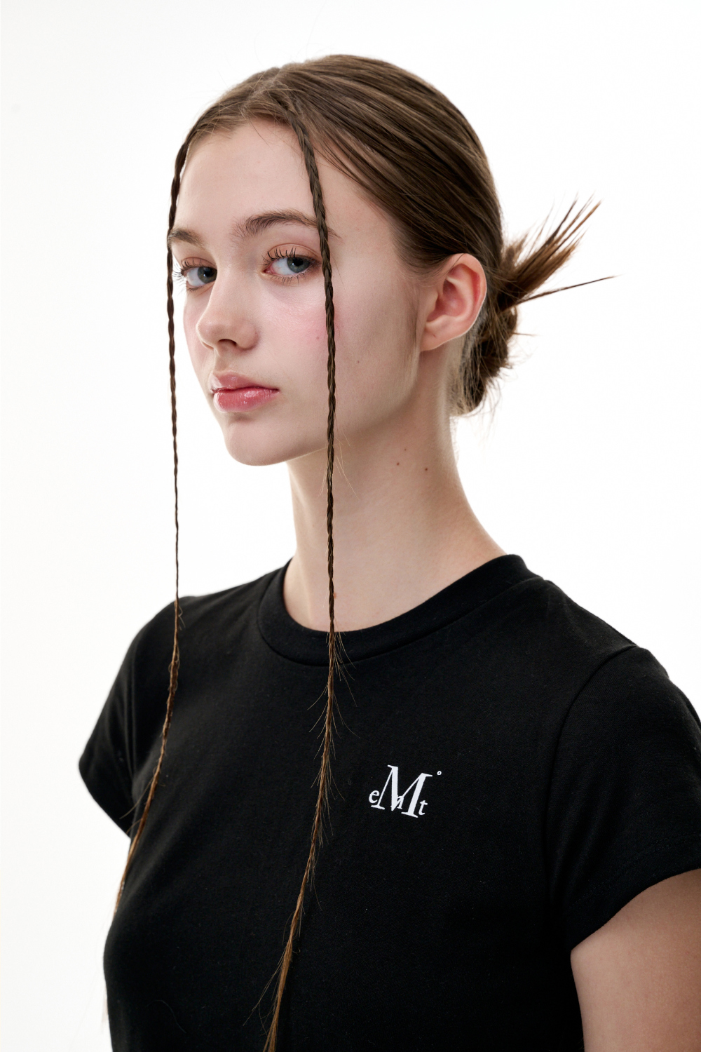 ★MUCENT★ Signature Back Round Circle Logo Crop Short Sleev MUSINSA | MUCENT Signature Back Round Round Round Logo Crop
