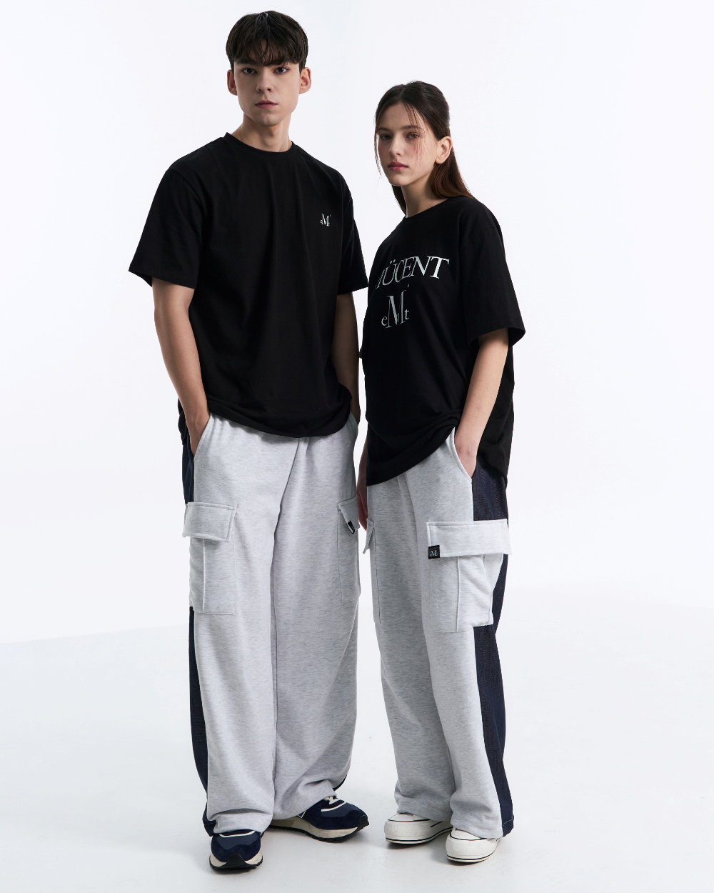 MUSINSA | MUCENT Signature Back Round Round Round Logo Loose